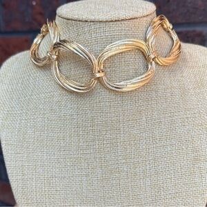 Zara Gold Chain Choker Necklace